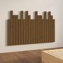 Voir la diapositive 4 : VIDAXL Tete de lit murale Marron miel 127,5x3x80 cm Bois massif de pin