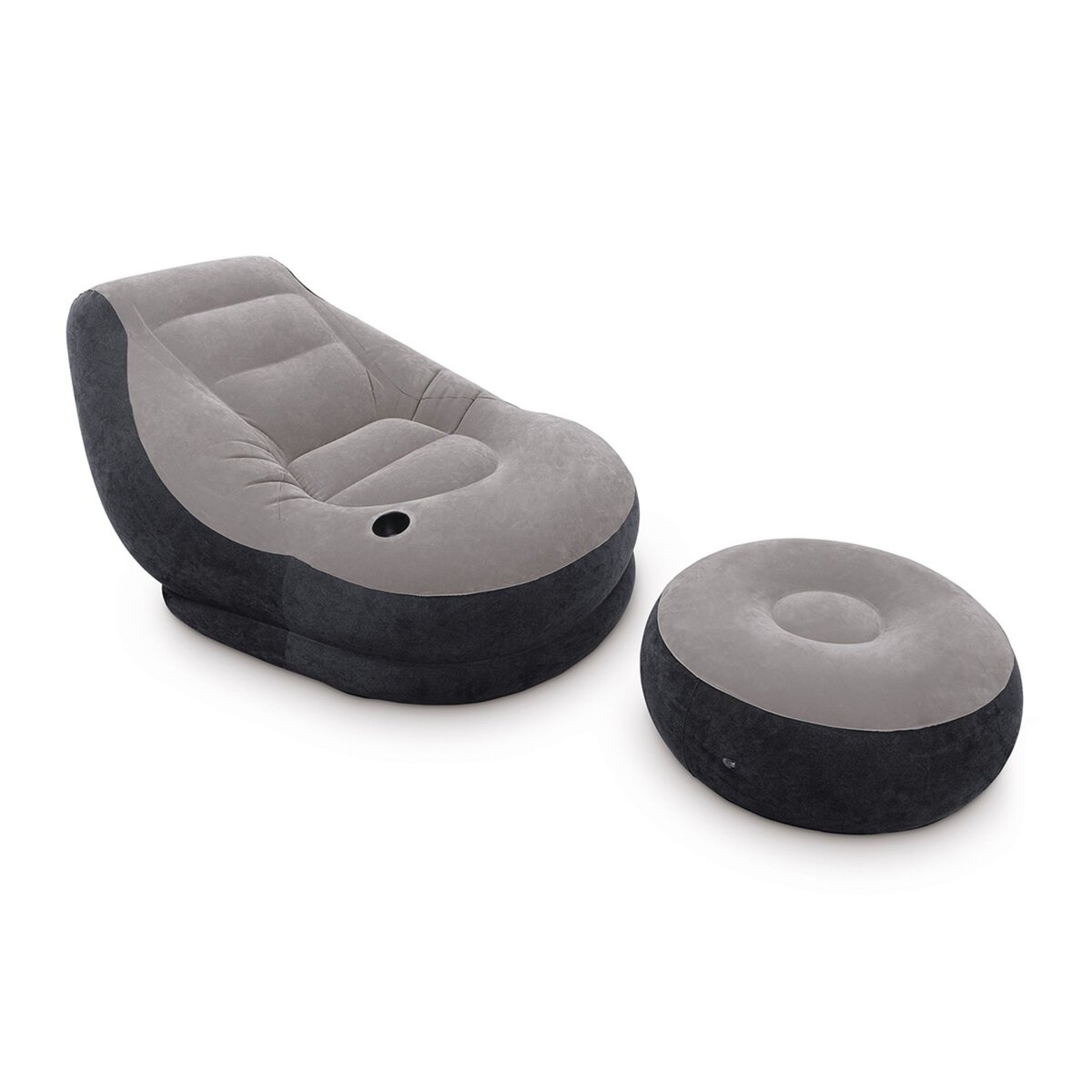 INTEX Ensemble fauteuil + pouf gonflables Ultra Lounge - Intex