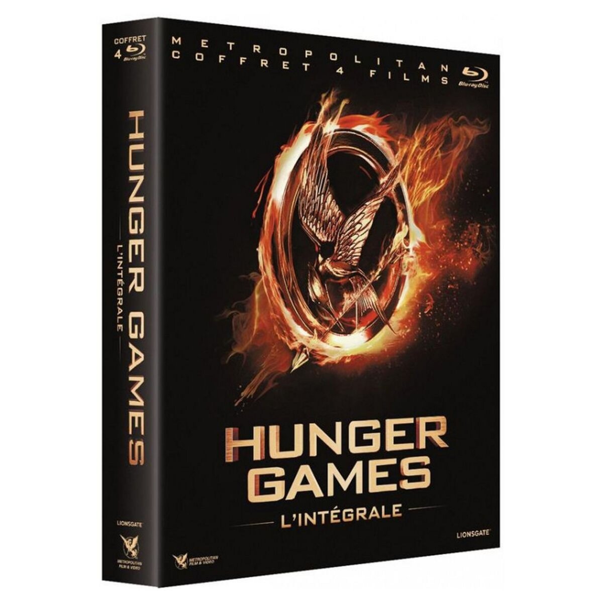 Coffret Blu-ray Hunger Games L'intégrale 4 films pas cher 