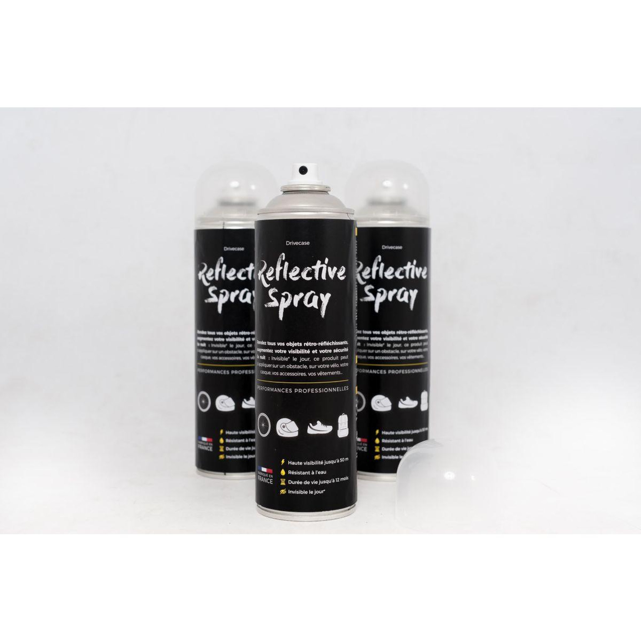 Voir la diapositive 2 : REFLECTIVE SPRAY Spray réfléchissant Réfléchissant 500 ml