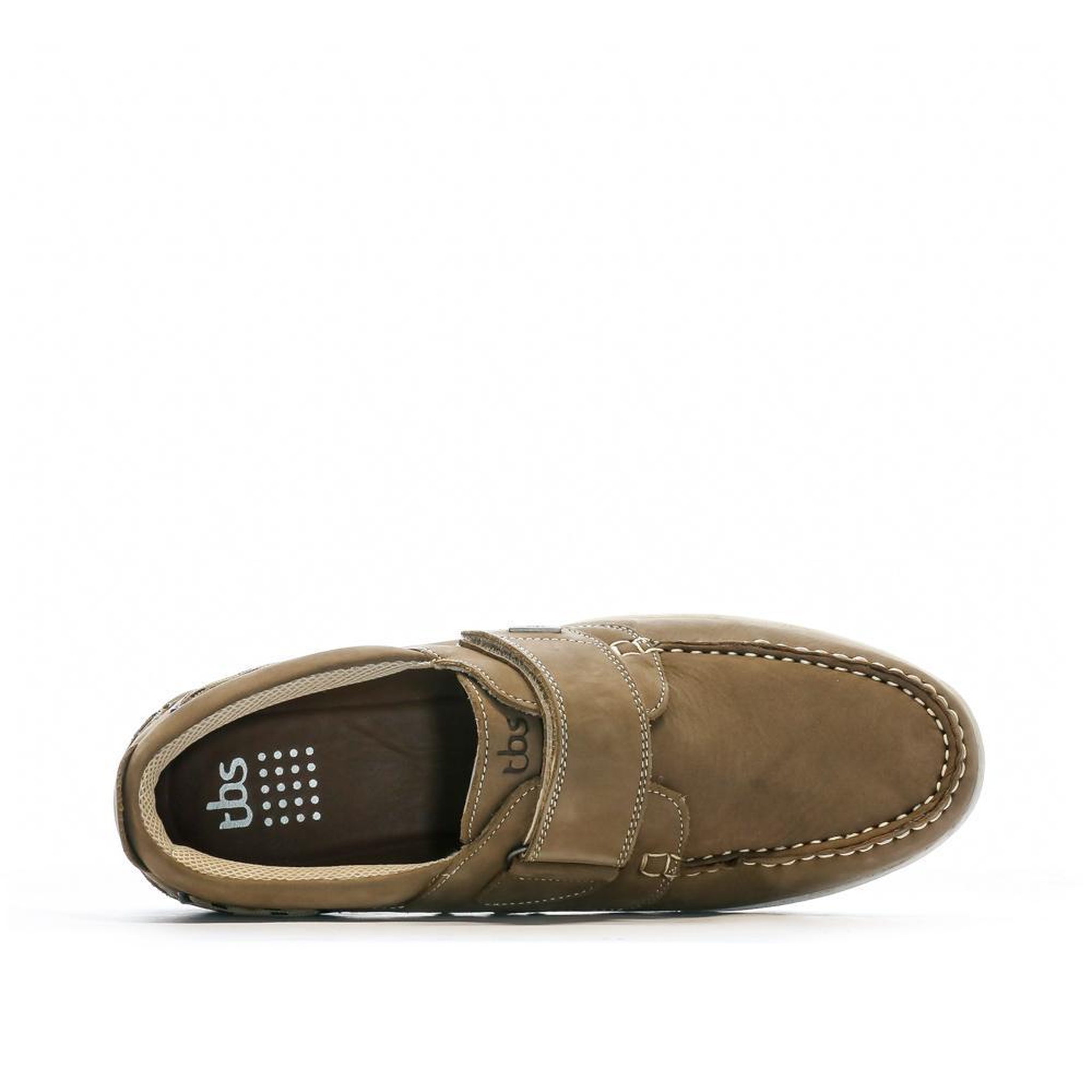 Voir la diapositive 4 : TBS Chaussures bateaux Beige Homme TBS MATVELC