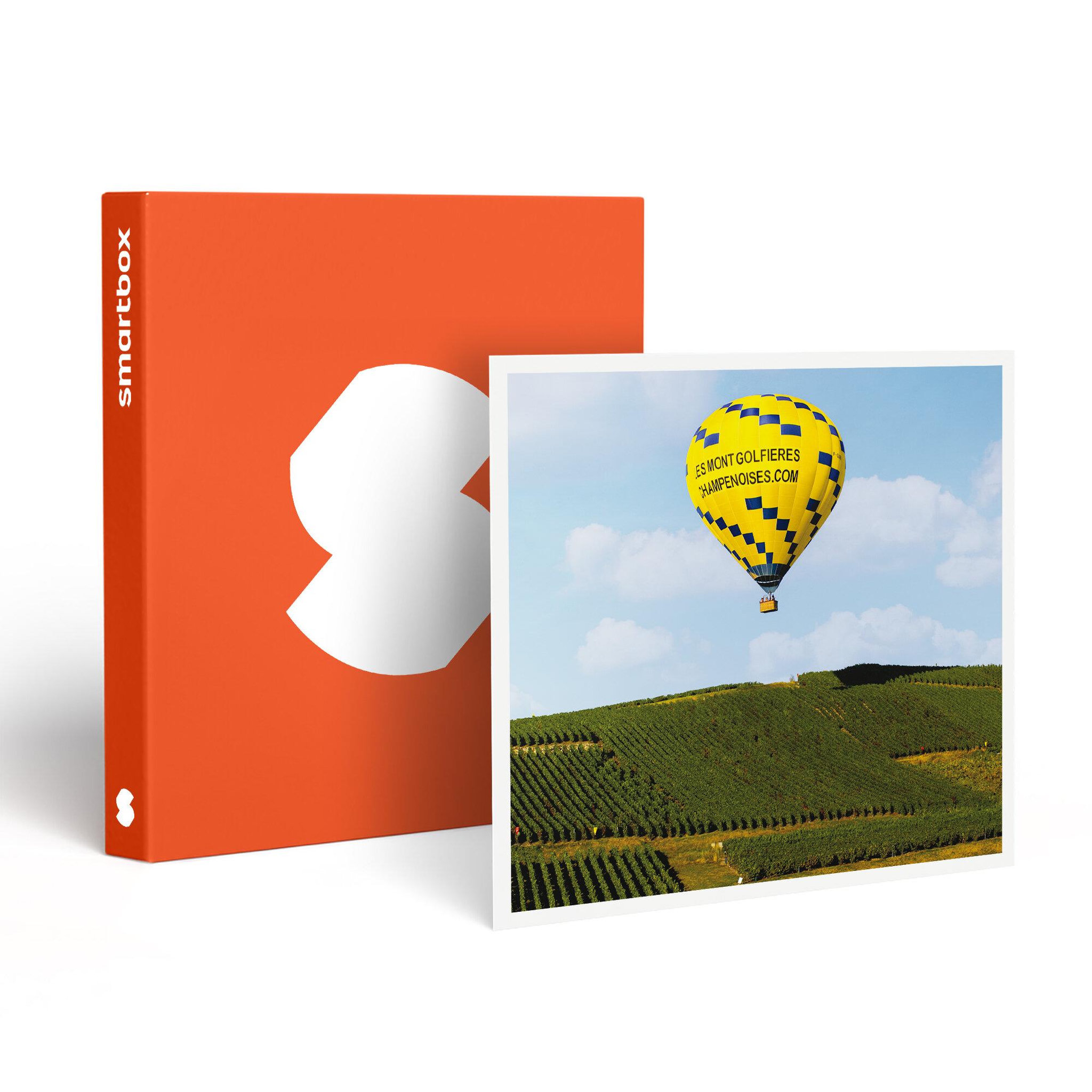 Smartbox Vol en montgolfière pour 2 au-dessus des vignobles de champagne - coffret cadeau sport & aventure