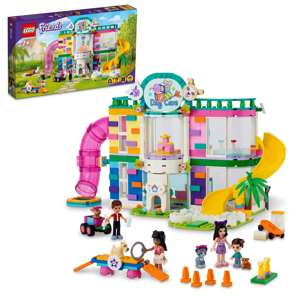 LEGO Friends 41718 La Garderie des Animaux, Jouet Enfants 7 Ans et Plus