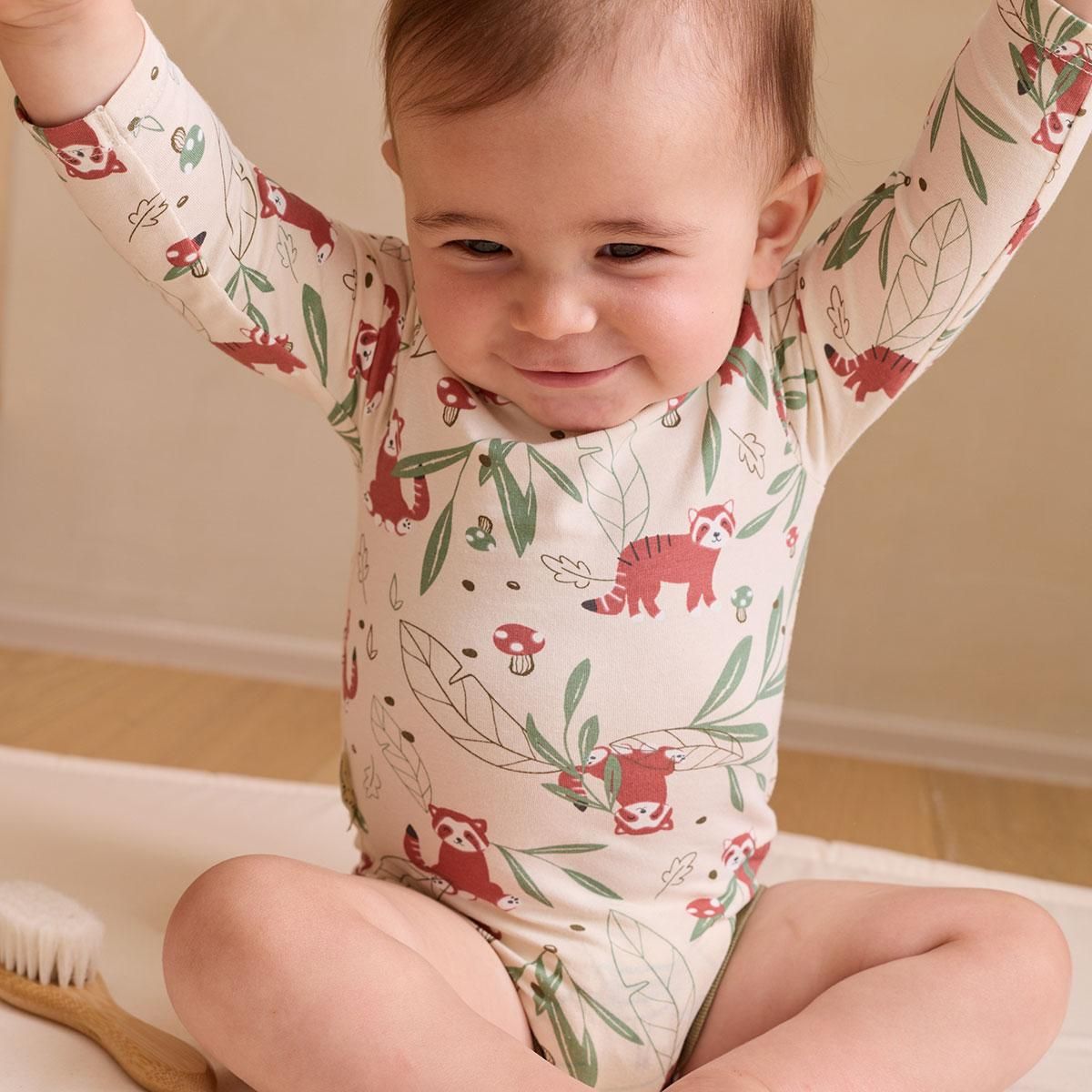 Petit Béguin Lot de 2 bodies bébé manches longues Gustin