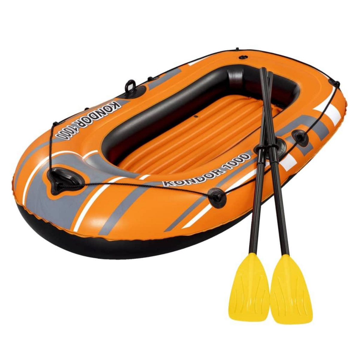 BESTWAY Bestway Ensemble de bateau gonflable Kondor 1000 Set 155x93 cm