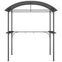 Voir la diapositive 3 : VIDAXL Gazebo BBQ et etageres laterales anthracite 220x115x230cm acier