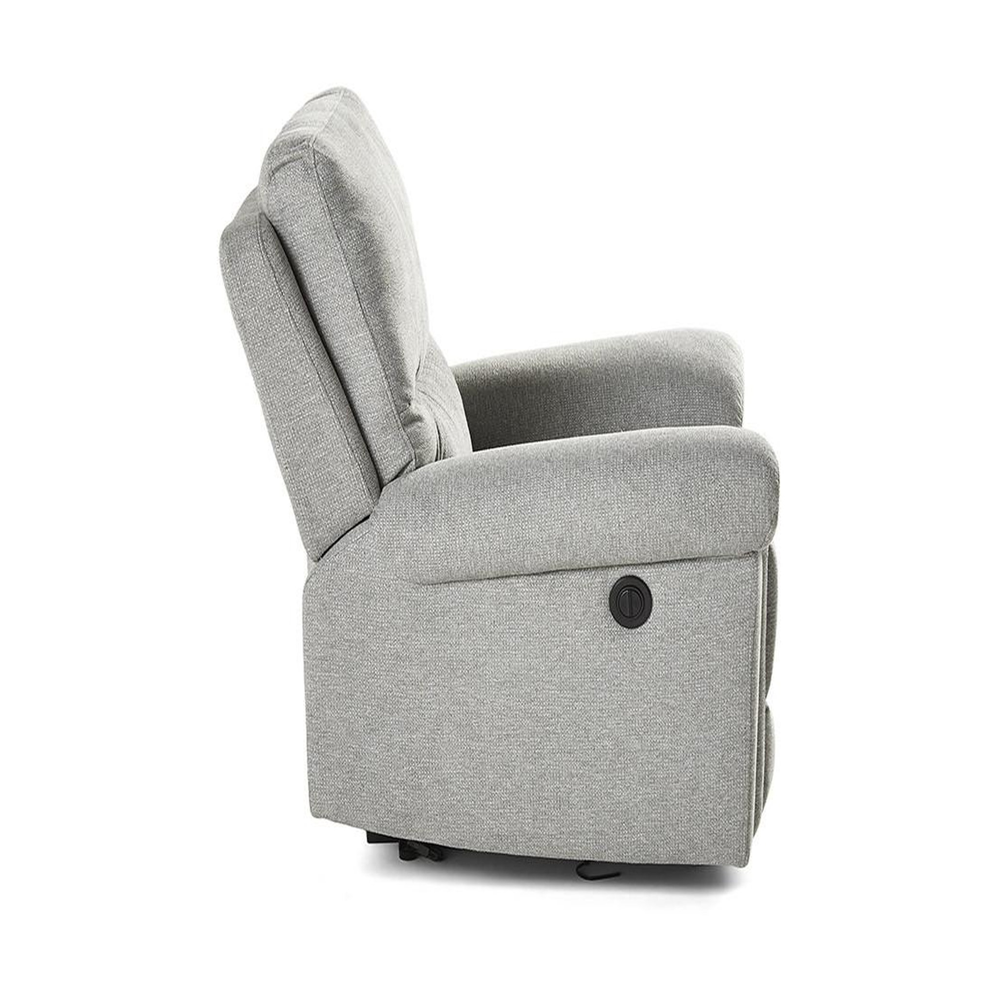 Voir la diapositive 3 : BEST MOBILIER Jasmin - fauteuil relax électrique - en tissu