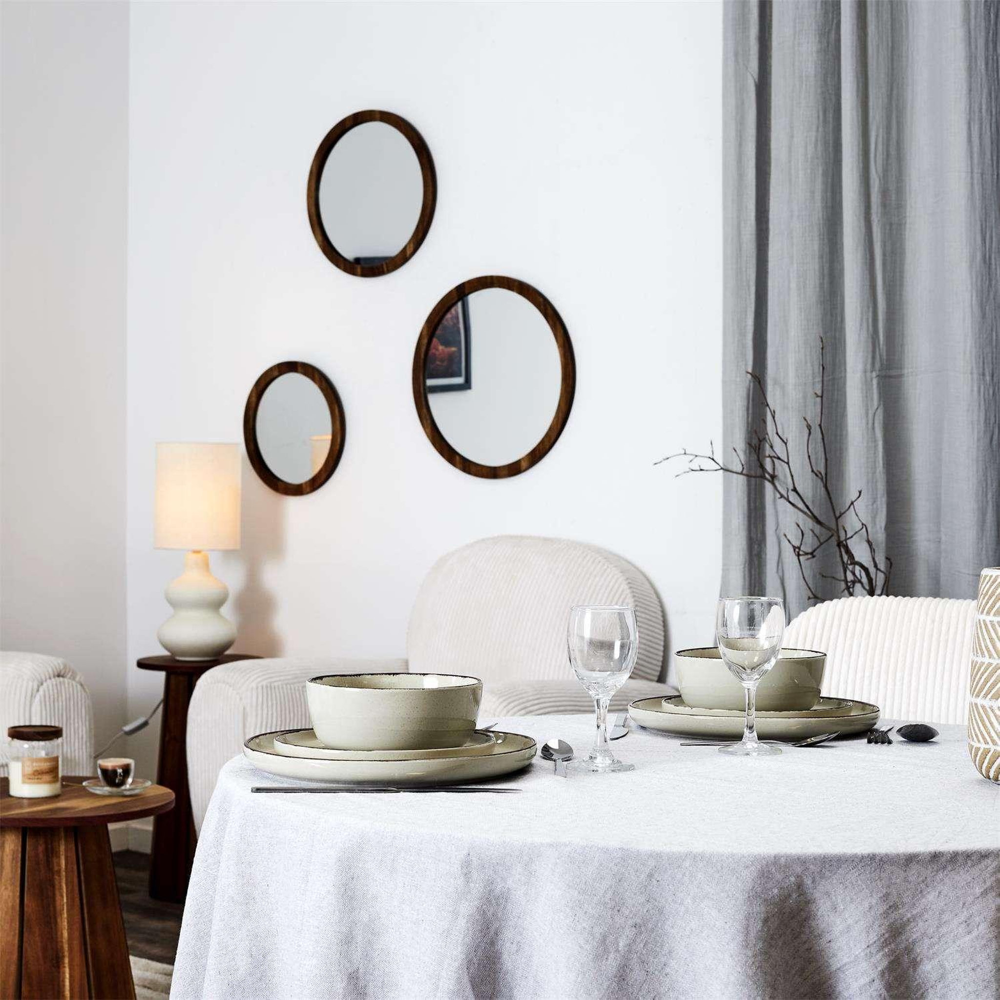 Voir la diapositive 5 : The Home Deco Factory Service vaiselle 12 pièces AU GRES DU TEMPS
