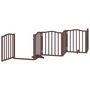 Voir la diapositive 5 : VIDAXL Barriere pour chien porte pliable 15 panneaux bois de peuplier