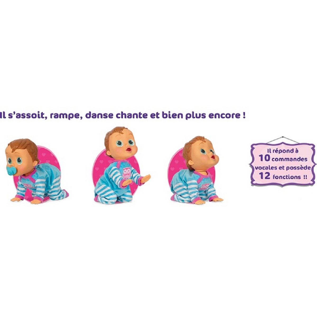 IMC TOYS Bébé Louis interactif Baby Wow 