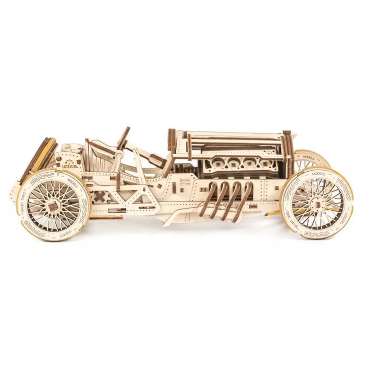 Graine créative Maquette en bois 3D - voiture 'grand prix'