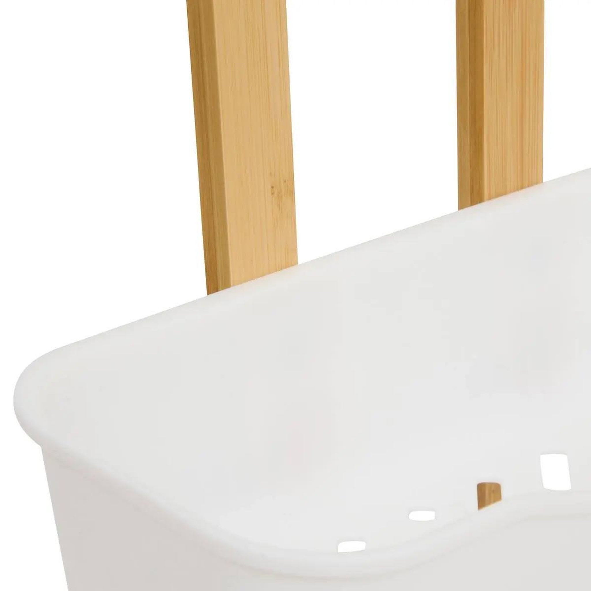 Voir la diapositive 4 : FIVE Serviteur de douche 2 niveaux  natureo  51cm blanc