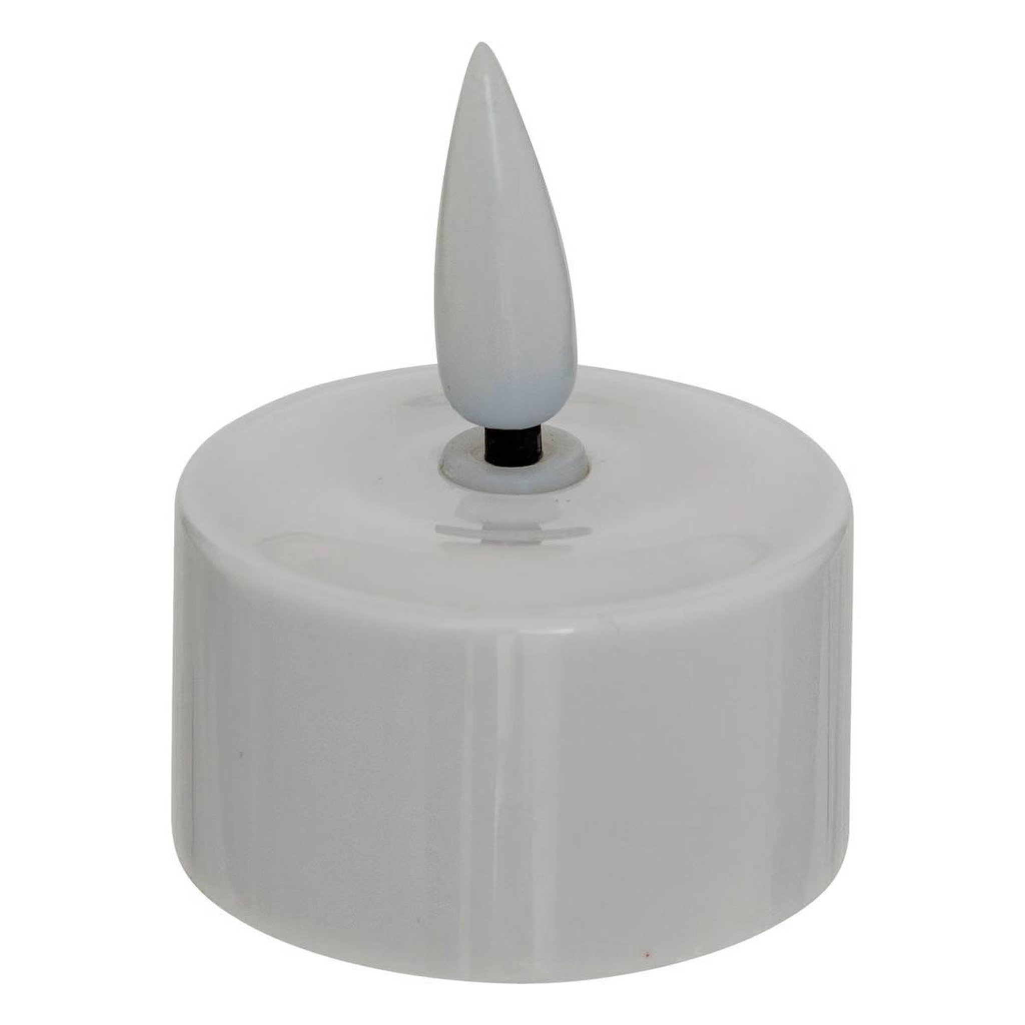 Voir la diapositive 3 : ATMOSPHERA Lot de 4 bougies led rechargeables  aitor  10cm blanc