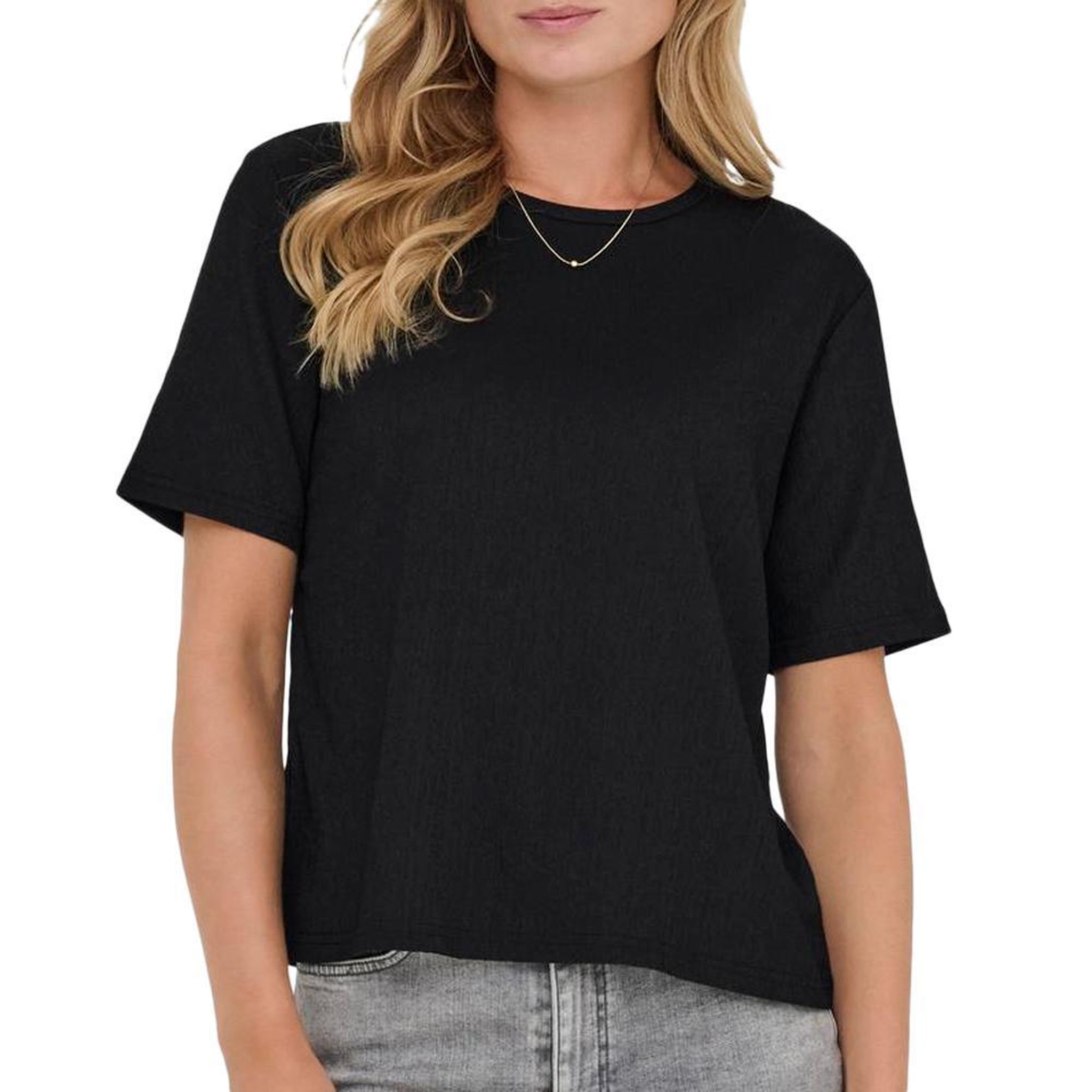 JACQUELINE DE YONG T Shirt  Femme JDY Debbie. Coloris disponibles : Noir