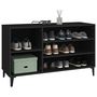 Voir la diapositive 4 : VIDAXL Armoire a chaussures Noir 102x36x60 cm Bois d'ingenierie