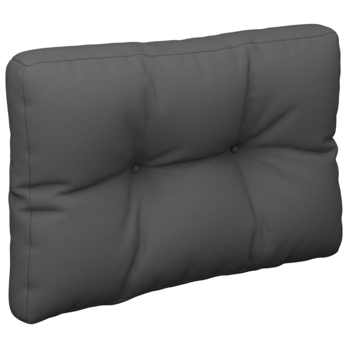 VIDAXL Coussins de palette lot de 2 anthracite tissu