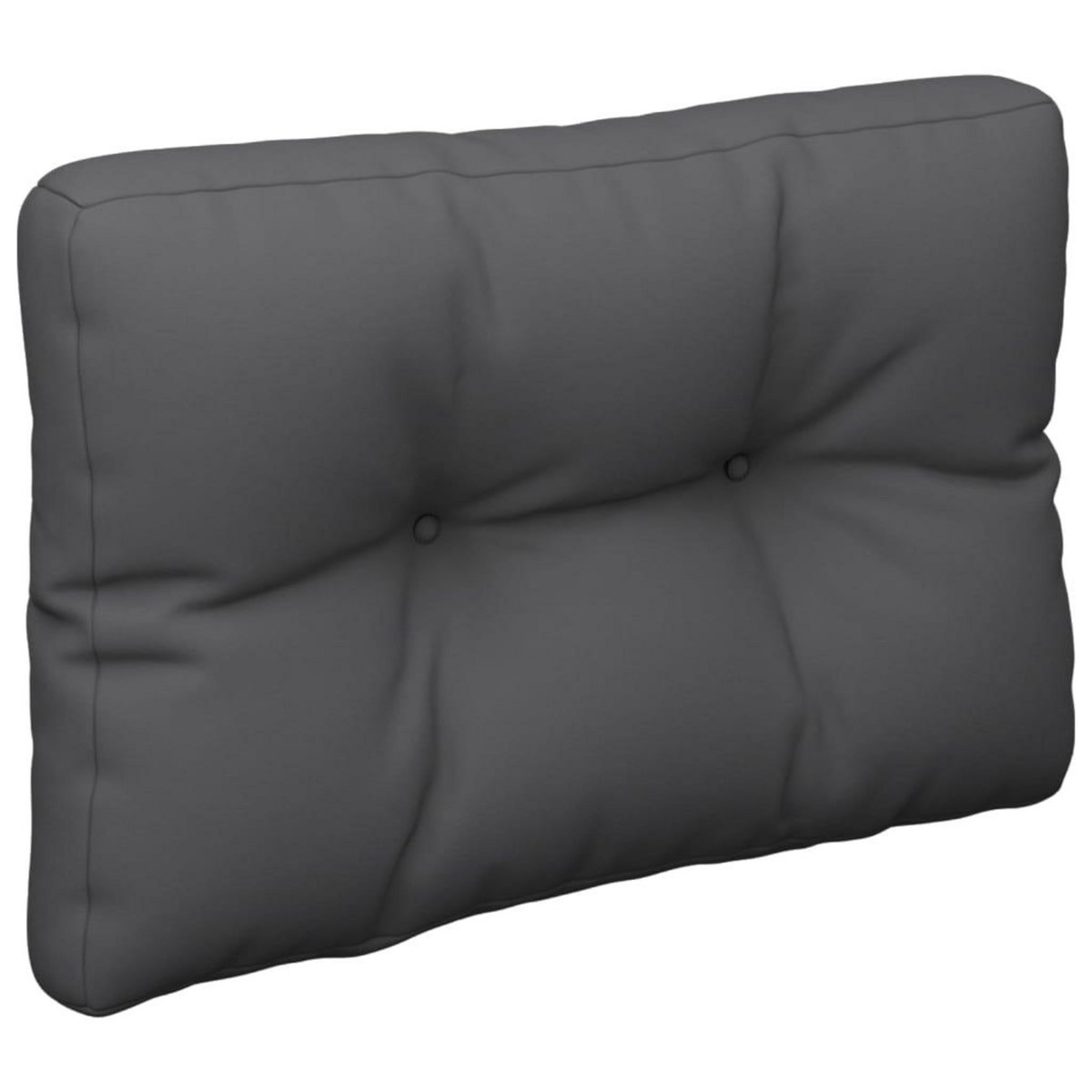 VIDAXL Coussins de palette lot de 2 anthracite tissu