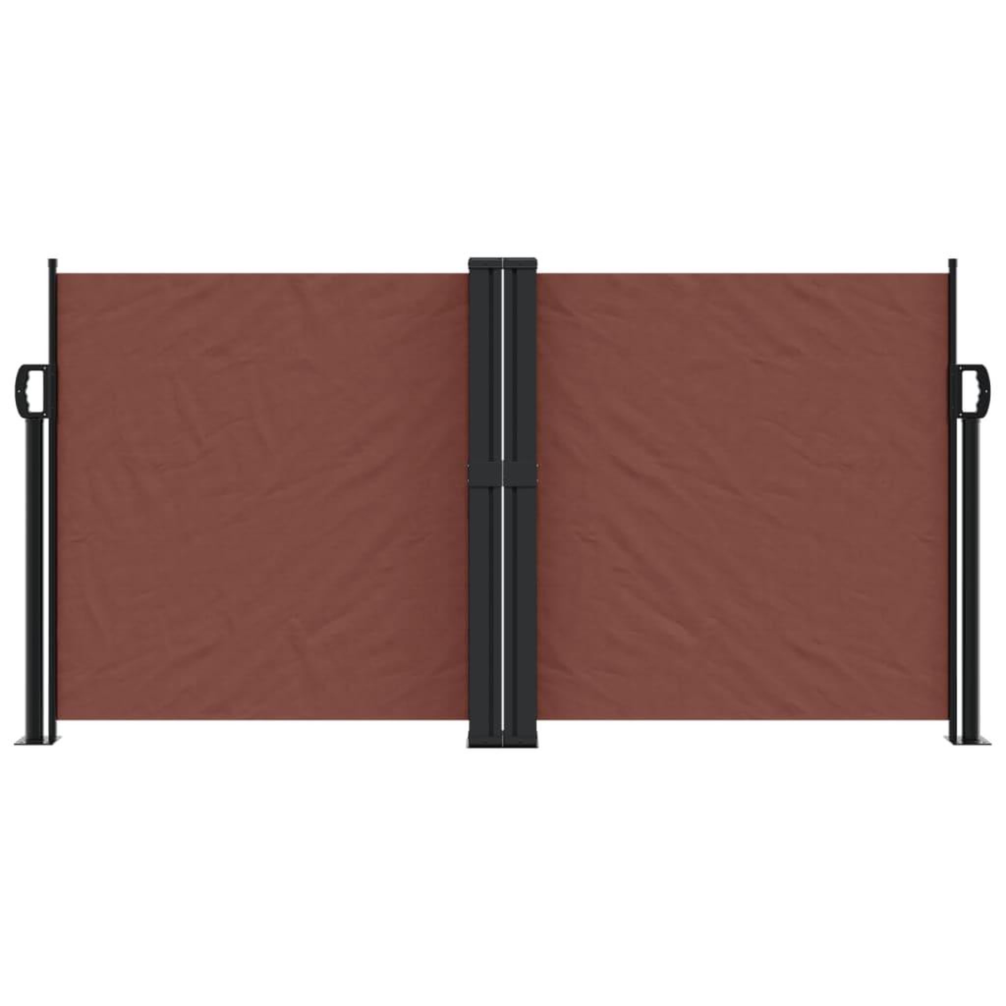 Voir la diapositive 3 : VIDAXL Auvent lateral retractable marron 120x1000 cm