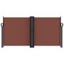 Voir la diapositive 3 : VIDAXL Auvent lateral retractable marron 120x1000 cm