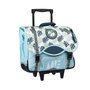 Voir la diapositive 3 : AUCHAN Cartable à roulettes 41 cm CM1/CM2 bleu Tropical Move