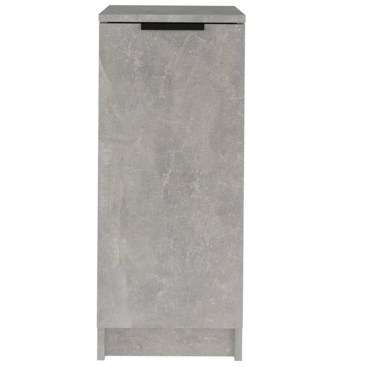VIDAXL Armoire a chaussures Gris beton 30x35x70 cm Bois d'ingenierie