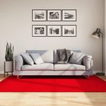 VIDAXL Tapis HUARTE a poils courts doux et lavable rouge 140x200 cm