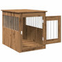 Voir la diapositive 5 : VIDAXL Meuble de cage pour chiens chêne artisanal 55x75x65 cm