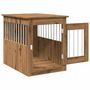 Voir la diapositive 5 : VIDAXL Meuble de cage pour chiens chêne artisanal 55x75x65 cm