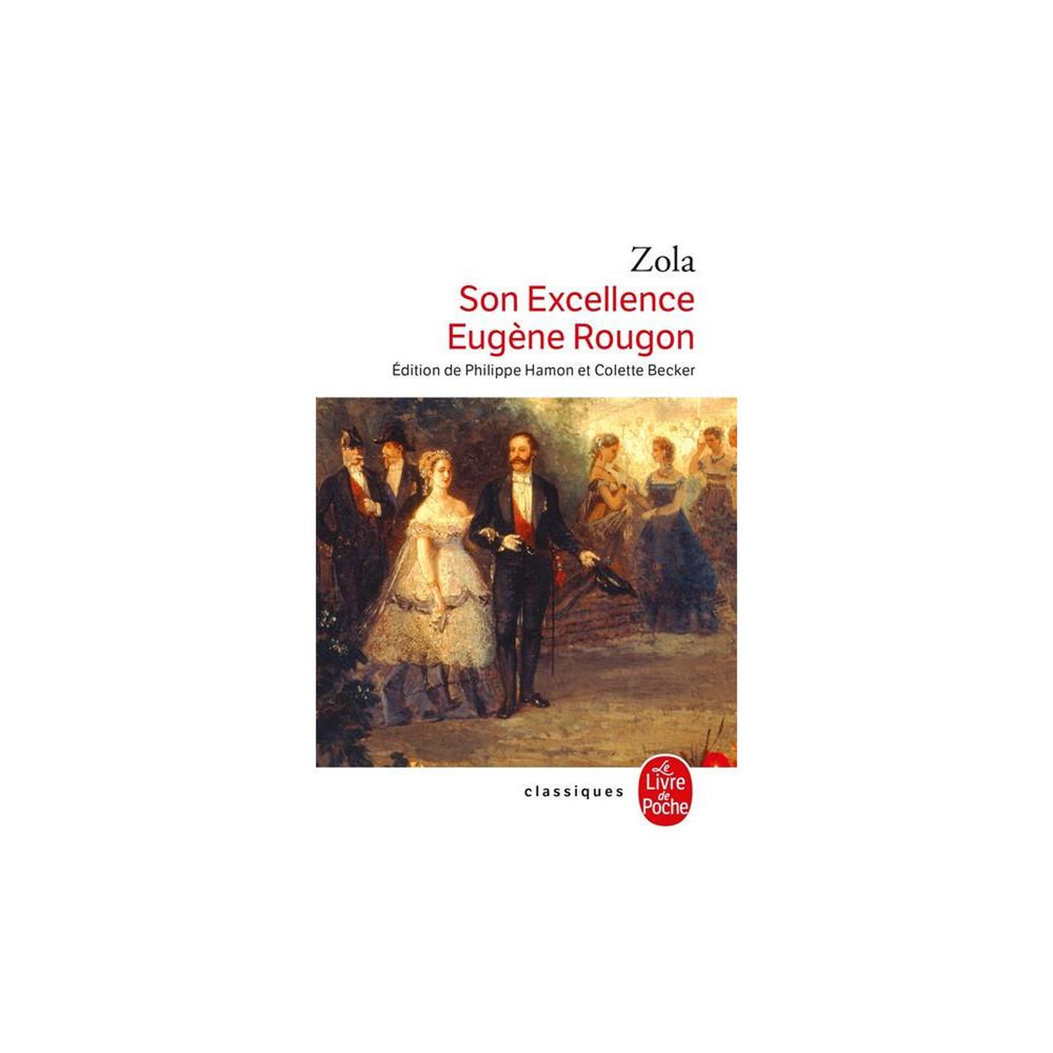 Livre son excellence eugène rougon d'émile zola – édition livre de poche, livre poche en français, 384 pages