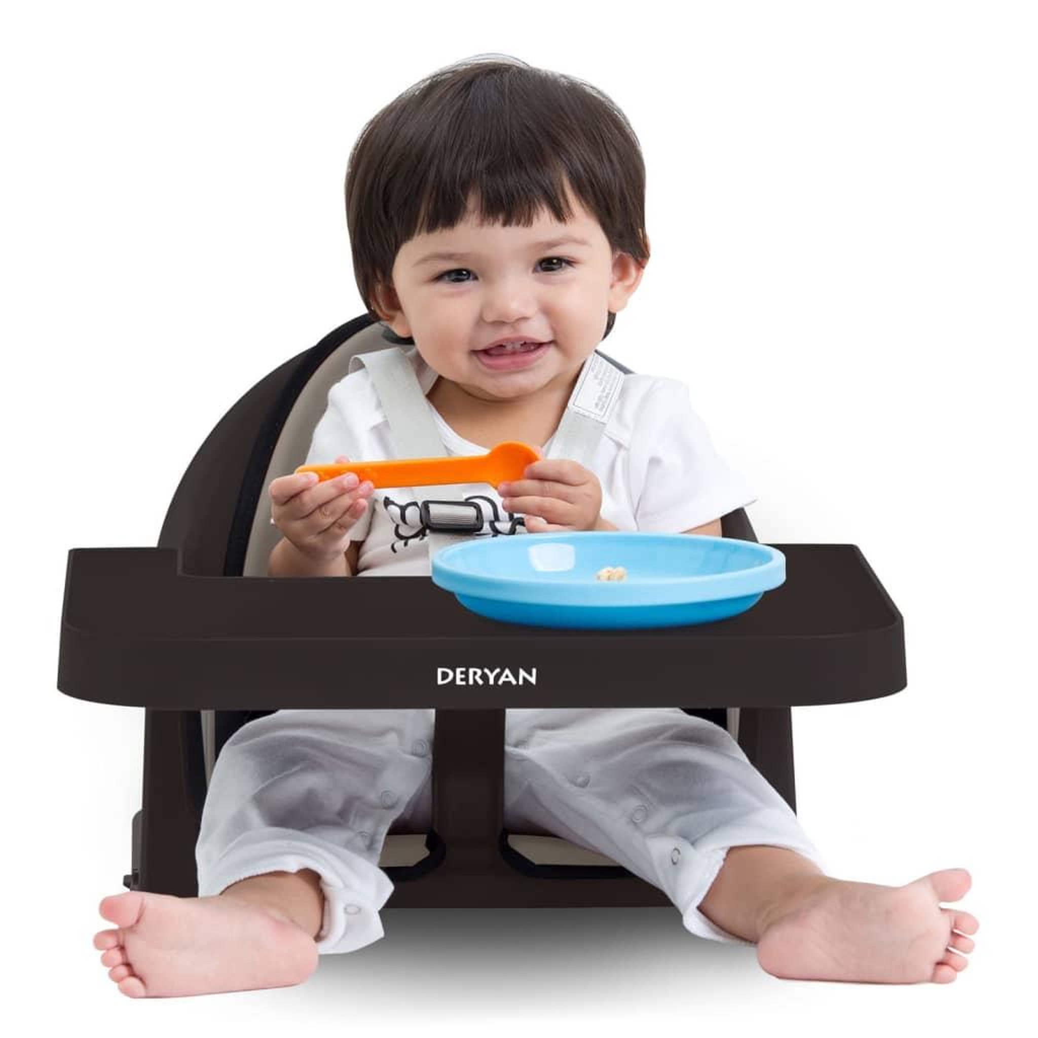 Voir la diapositive 5 : DERYAN DERYAN Chaise haute pour enfants 5 en 1 Quuby Noir