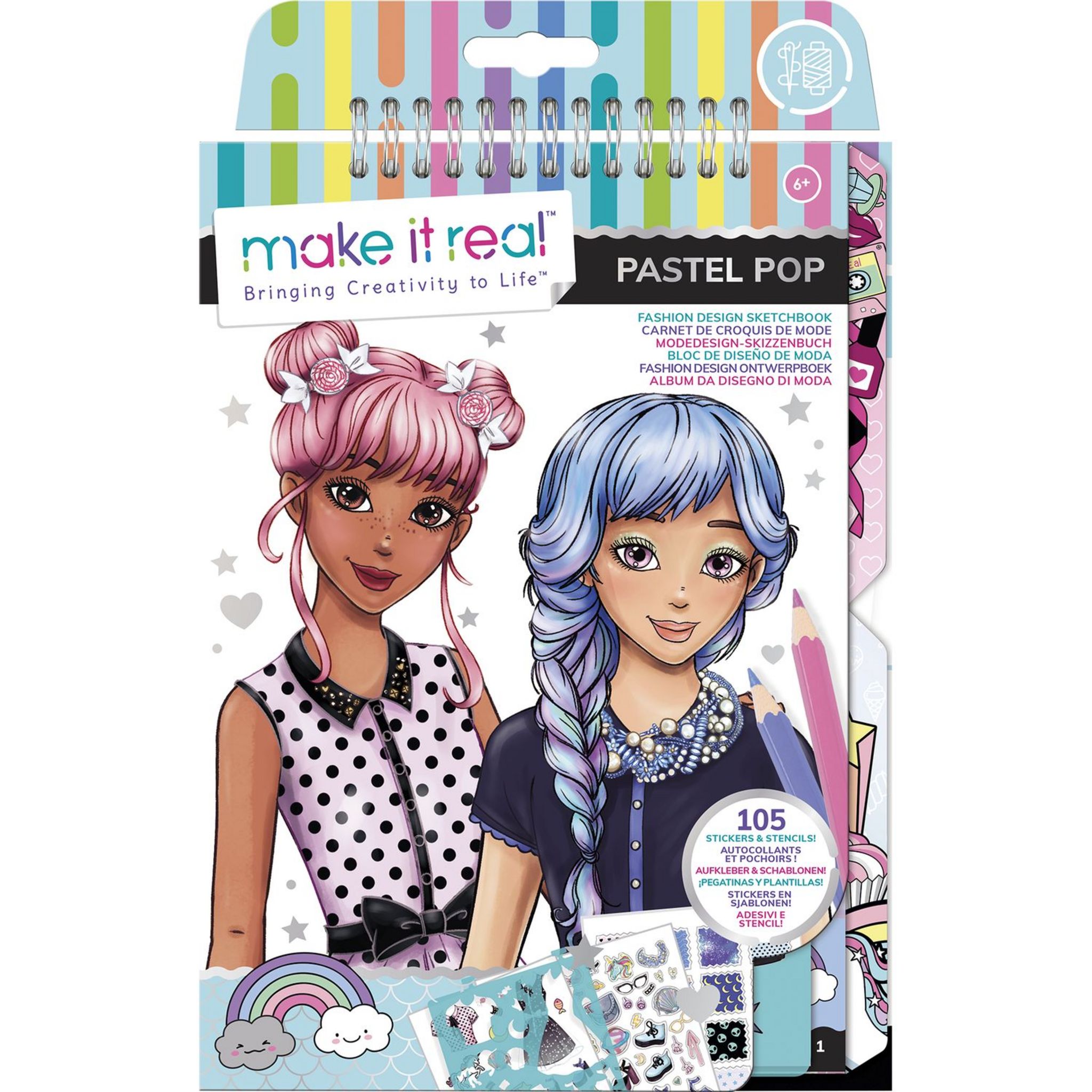 Lansay Make It Real Heishi Schmuck-Set – Bastelset Für Armbänder, Mit Perlen & Karabiner – Für Kinder Ab 8 Jahren!