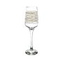 Voir la diapositive 2 : Set 3 flûtes 23cl double filet or et blanc GLAMOUR 