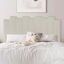 Voir la diapositive 6 : Paris Prix Tête de Lit en Tissu Design  Kenty  140cm Beige
