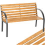 Voir la diapositive 1 : tectake Banc de jardin 2 places