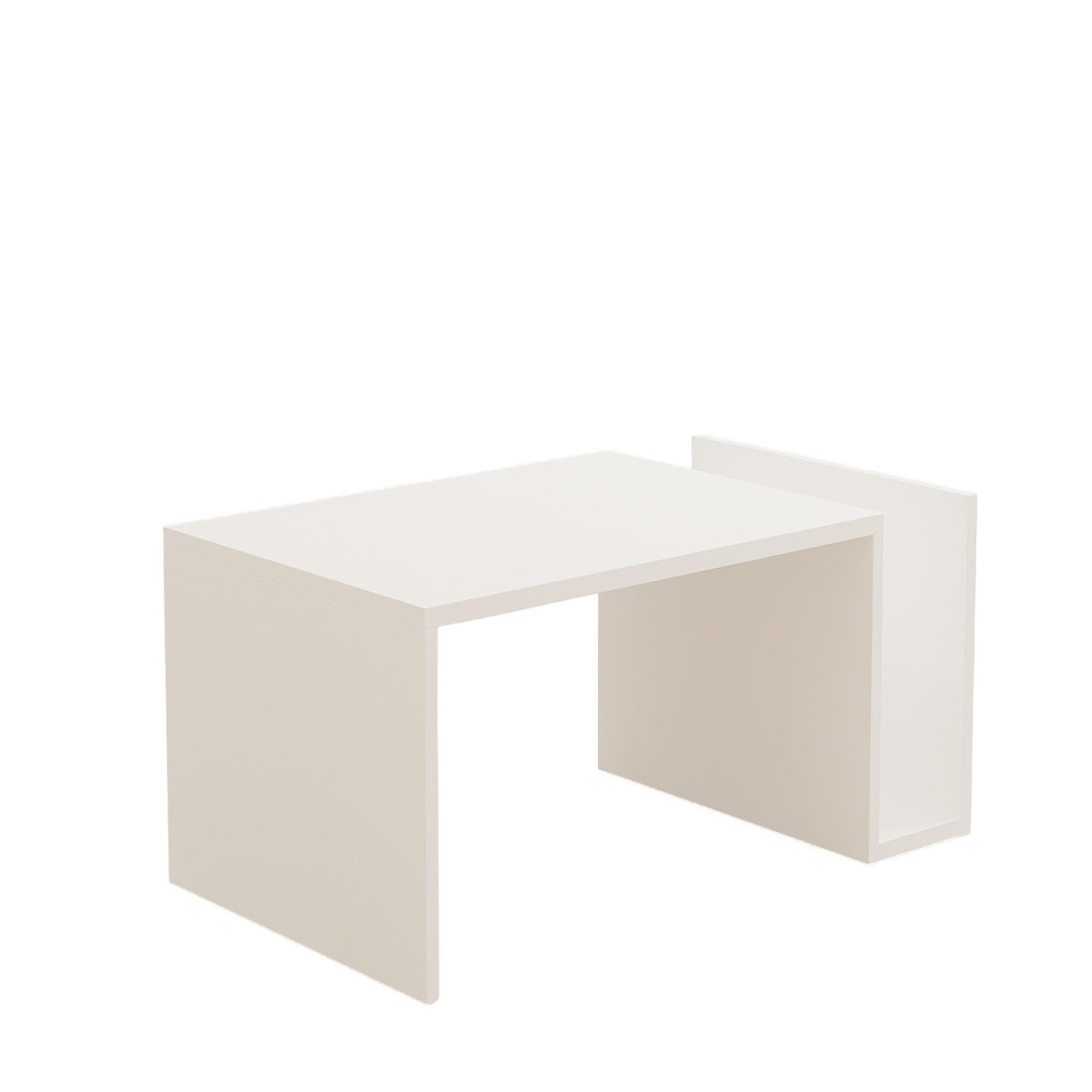 Habitat et Jardin Table basse en bois  memo  - 86 x 50 x 32 cm - blanc