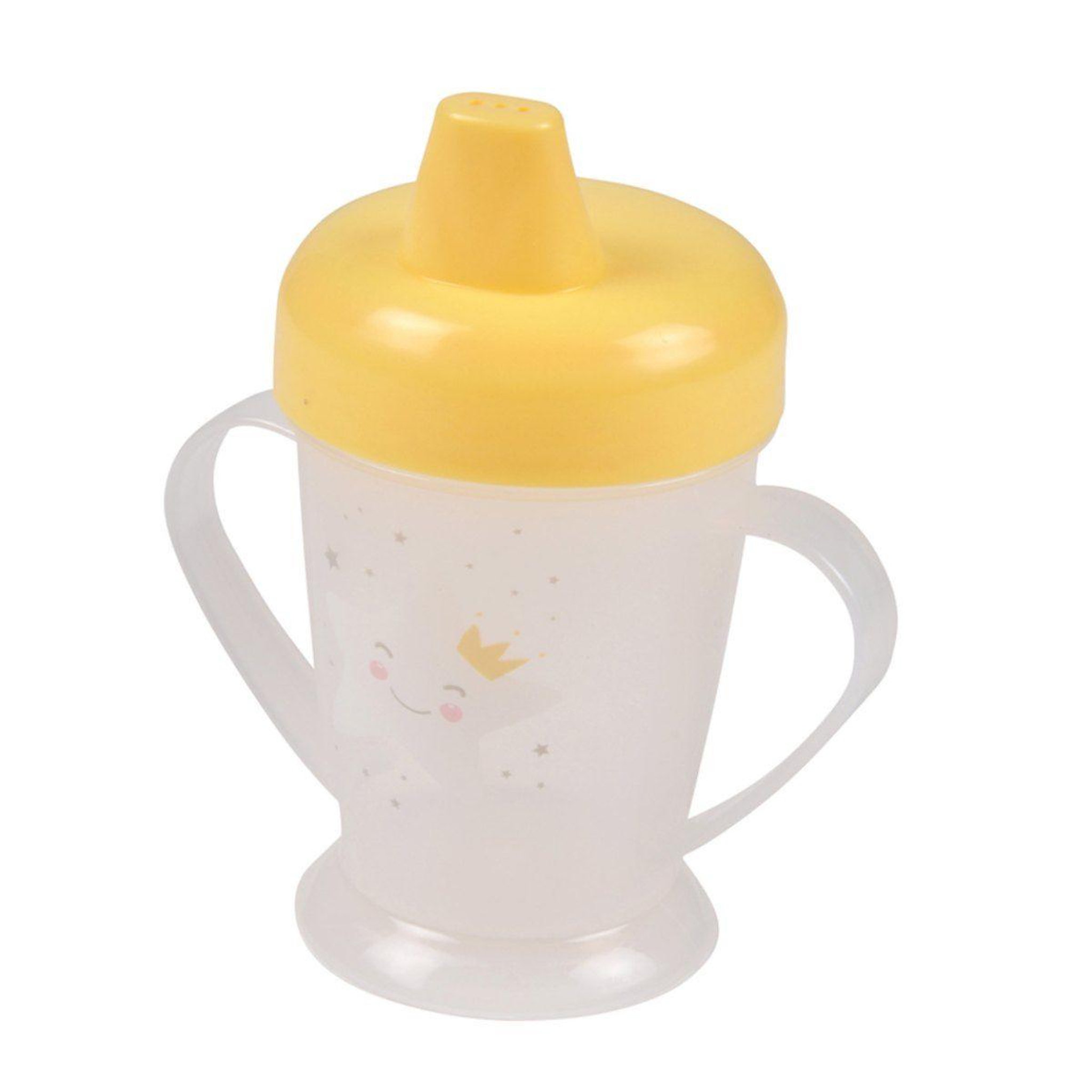 Voir la diapositive 1 : BEBE DOUCEUR Gobelet pour bébé anti-goutte  étoile  225ml jaune