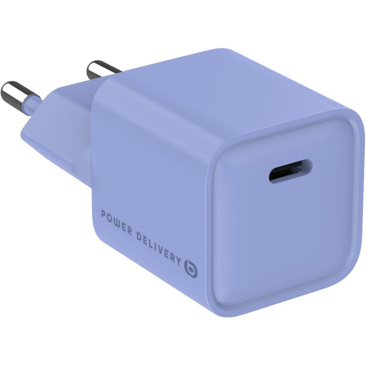 ESSENTIEL B Chargeur USB-C 30W violet métallisé