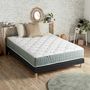 Voir la diapositive 2 : IDLITERIE Ensemble matelas Ressort 7 zones HYGGE + Sommier + couette + oreillers Fabriqué en France