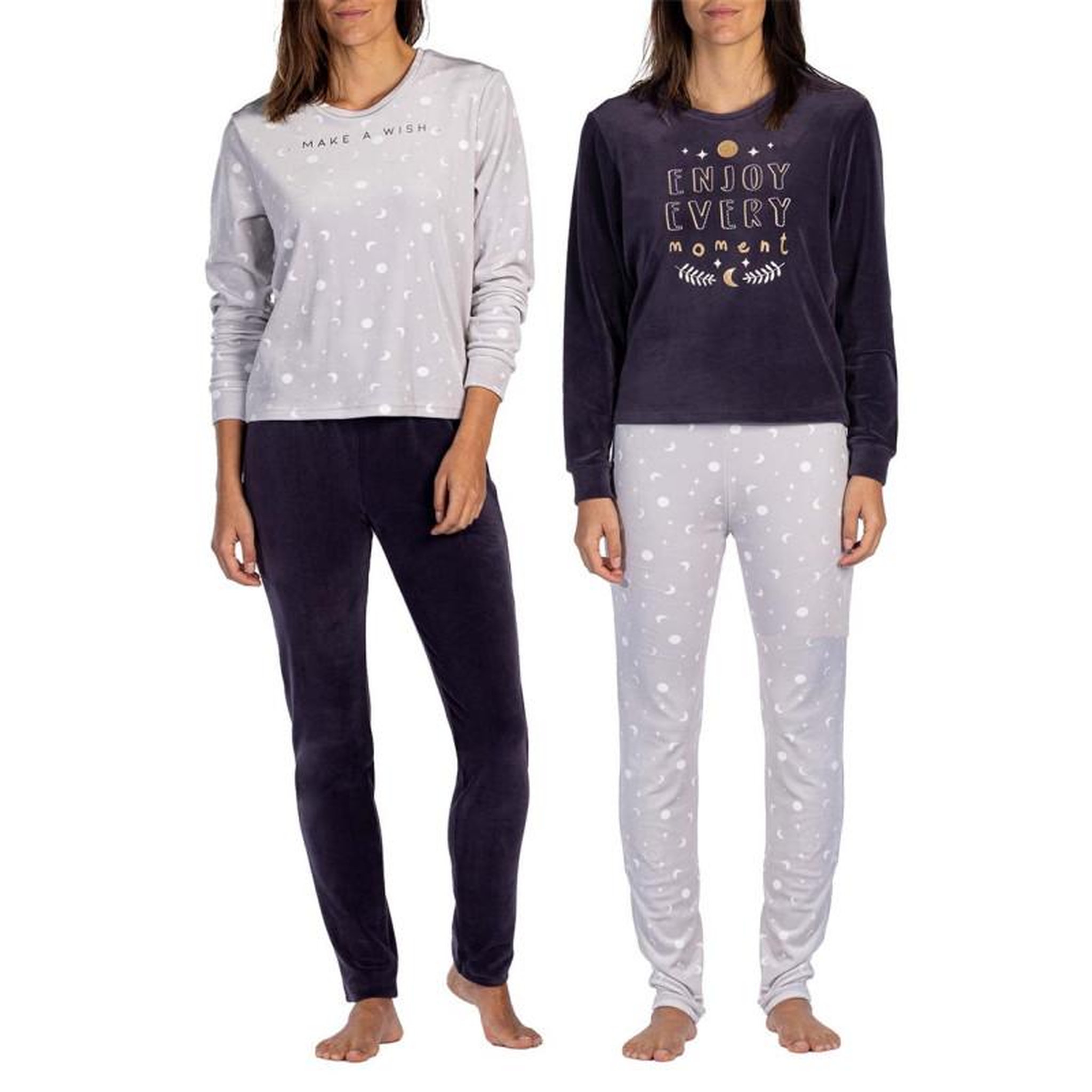 Voir la diapositive 1 : OZABI Pyjama COTON MELISSA BROWN