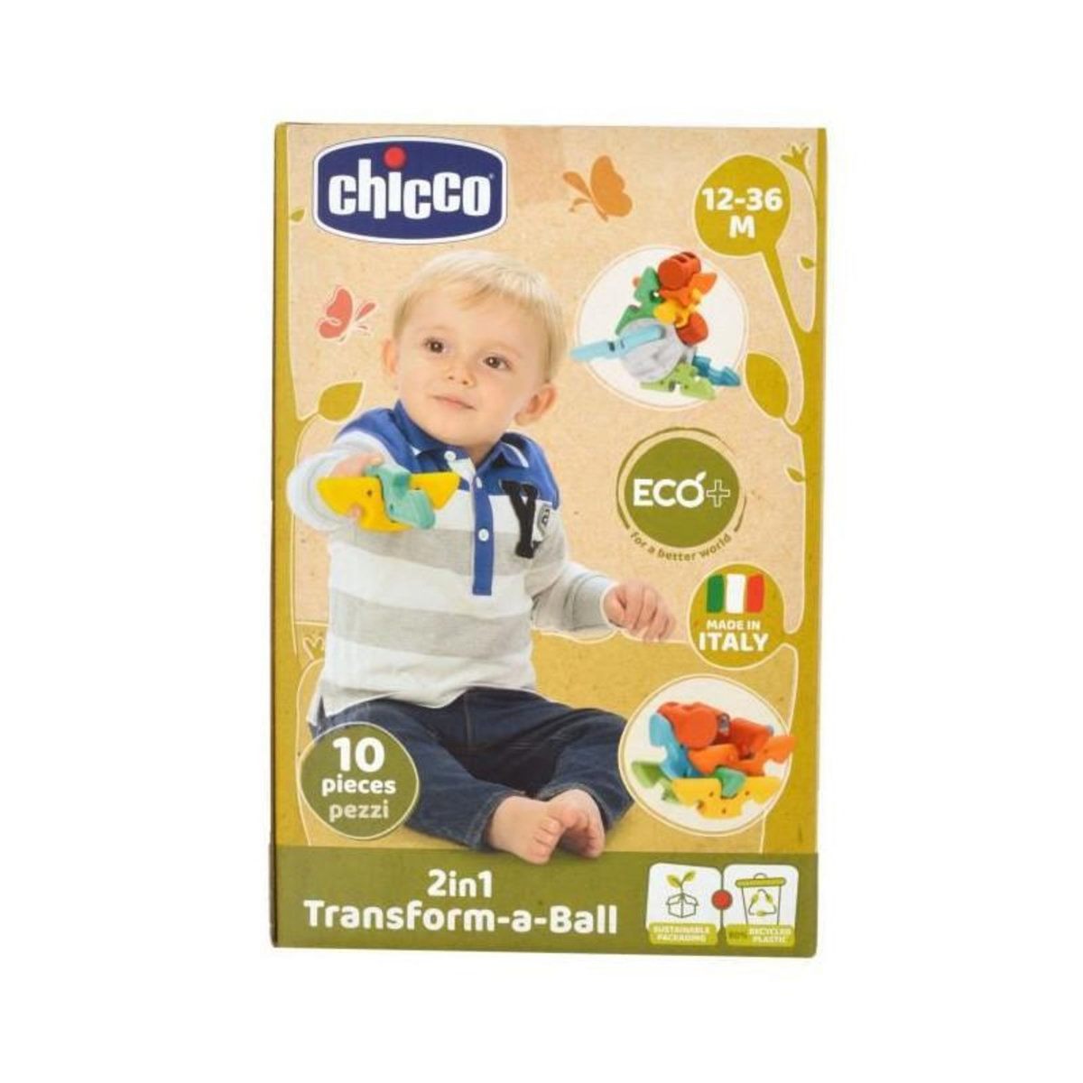 CHICCO CHICCO ECOBalle a construire 2 en 1 ECO