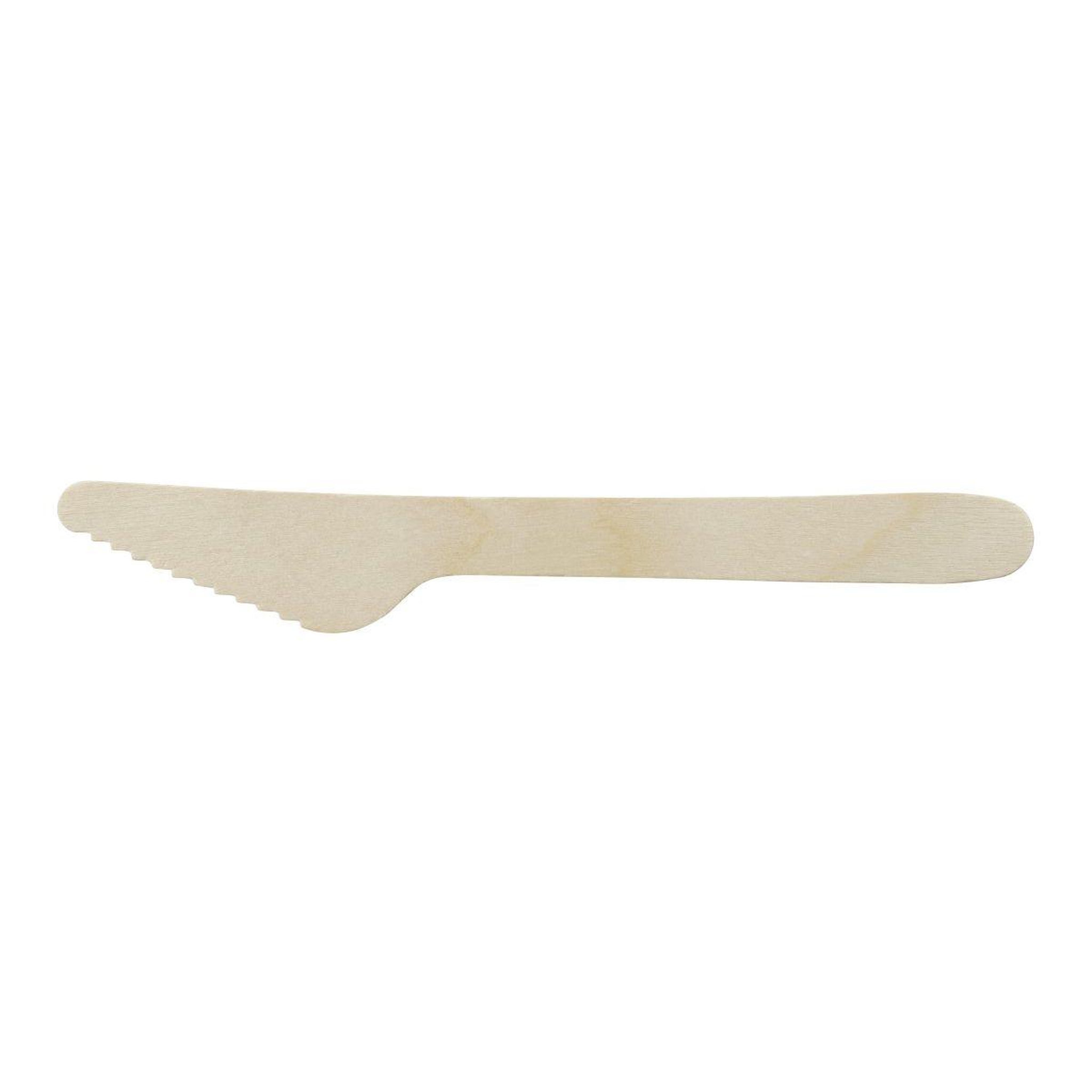 Voir la diapositive 5 : Fackelmann Lot de 30 couteaux en bois jetables Fackelmann Move