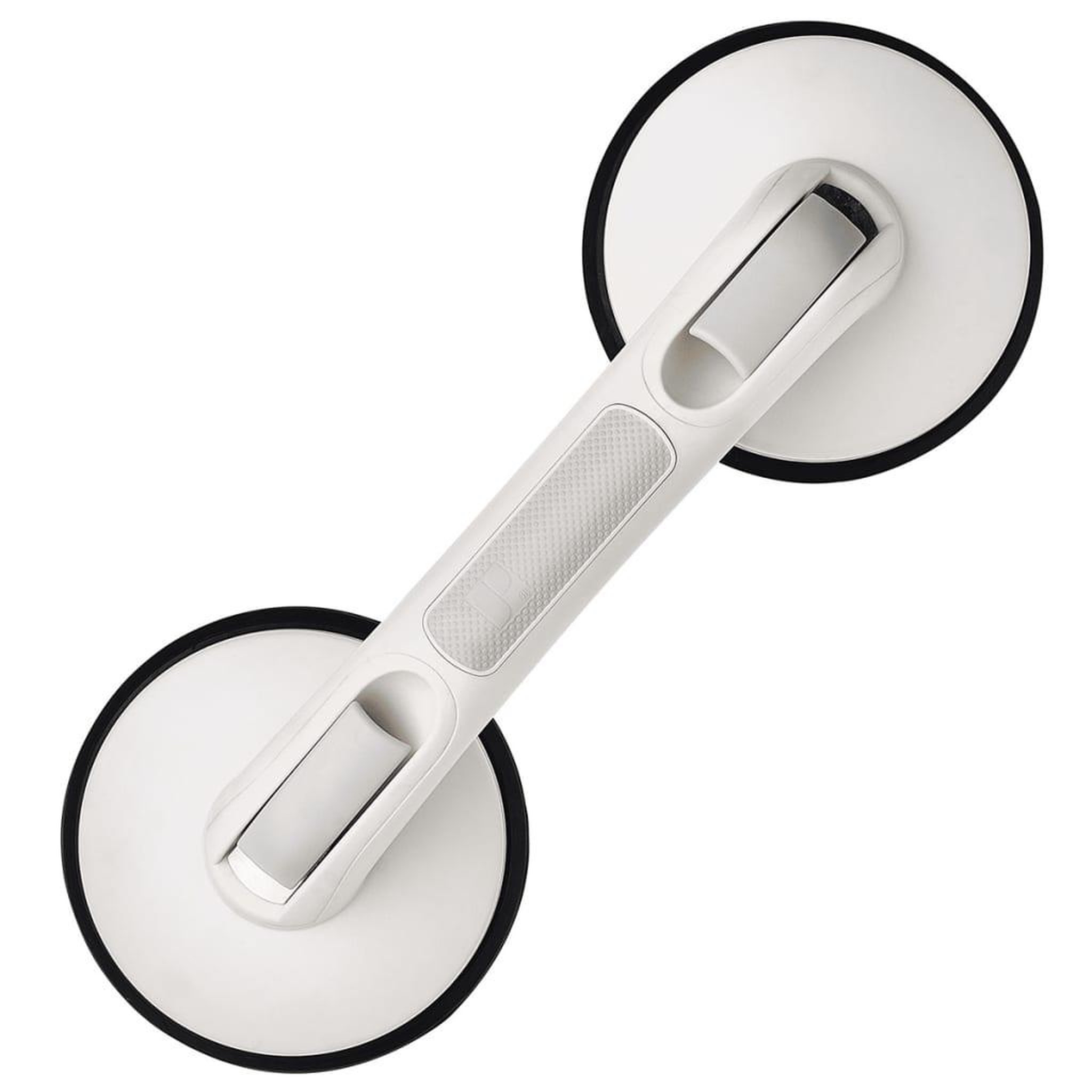 Voir la diapositive 2 : RIDDER RIDDER Barre d'appui a ventouse Premium blanc 12,5 cm 80 kg A0243301