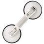 Voir la diapositive 2 : RIDDER RIDDER Barre d'appui a ventouse Premium blanc 12,5 cm 80 kg A0243301