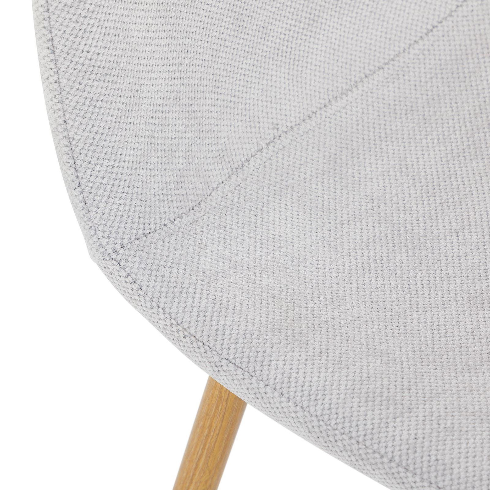 Voir la diapositive 5 : IDIMEX Lot de 4 chaises punta de salle à manger en tissu