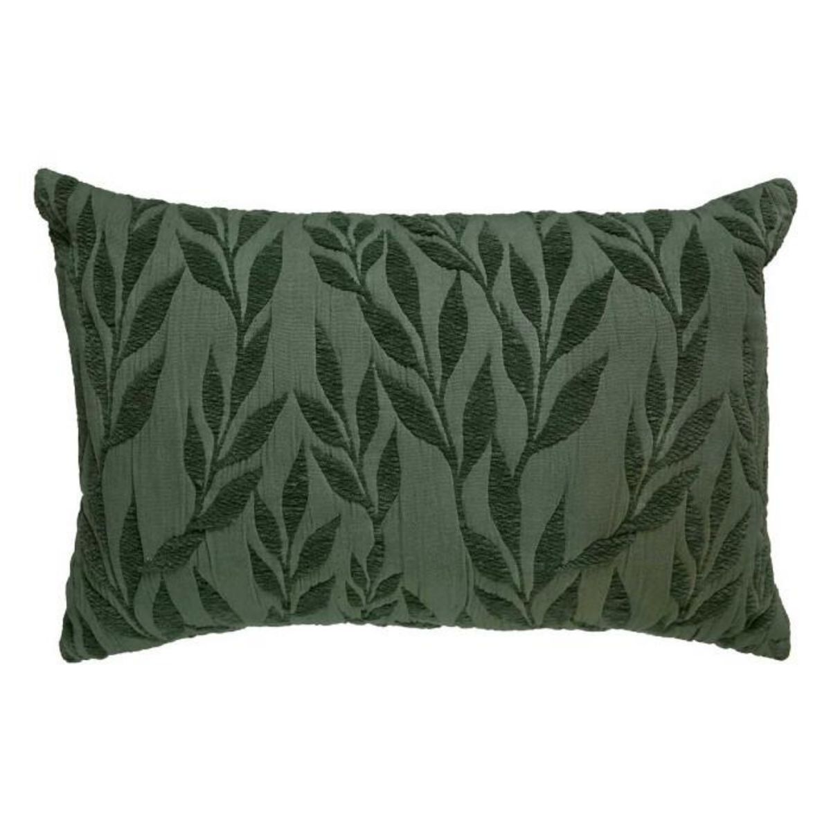 ATMOSPHERA Coussin Déco Jacquard  Lethon  38x58cm Vert Tilleul