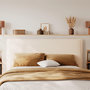 Voir la diapositive 2 : Rendez vous déco Tête de lit en tissu blanc déhoussable 160 cm-Safia