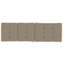 Voir la diapositive 5 : VIDAXL Coussins de chaise longue lot de 2 taupe tissu oxford