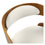 Voir la diapositive 5 : Rendez vous déco Chaise de bar réglable 62/84 cm en cuir synthétique blanc-Louis