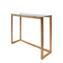 Voir la diapositive 1 : The Home Deco Factory Console en verre et bois - Marron et transparent