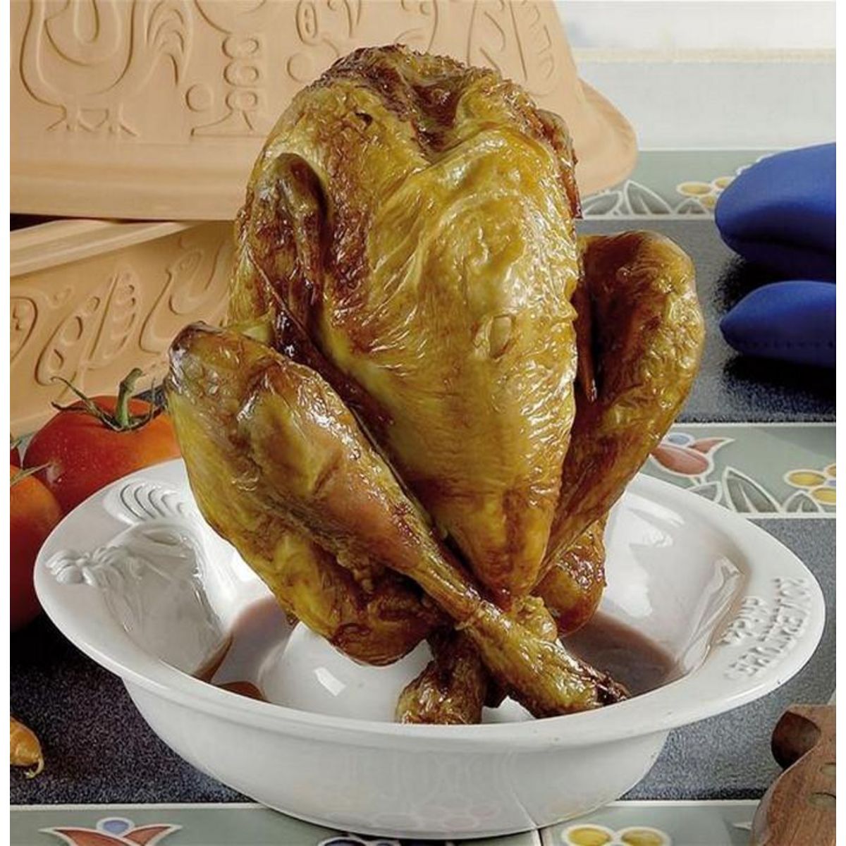 romertopf Rotissoire à volailles blanc - 125 04